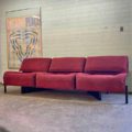 Vintage Italian “Veranda” Sofa by Vico Magistretti for Cassina