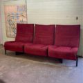 Vintage Italian “Veranda” Sofa by Vico Magistretti for Cassina
