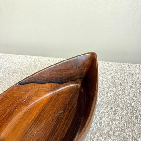1960s Brazilian Rosewood Bowl by Jean Gillon for Wood Art