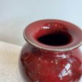 Sang-de-boeuf stoneware vase by Lane Gordon Thorlaksson