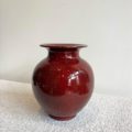 Sang-de-boeuf stoneware vase by Lane Gordon Thorlaksson